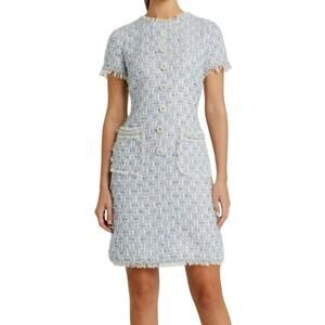 MAC DUGGAL 20805 Cap Sleeve Button Detail Shift Dress Sz XL New w/ Tag MSRP $298